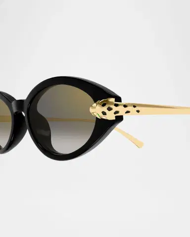 Cartier Panthère de 52mm Oval Sunglasses | Thumbnail 3 Cartier Panthère de 52mm Oval Sunglasses | Thumbnail 3