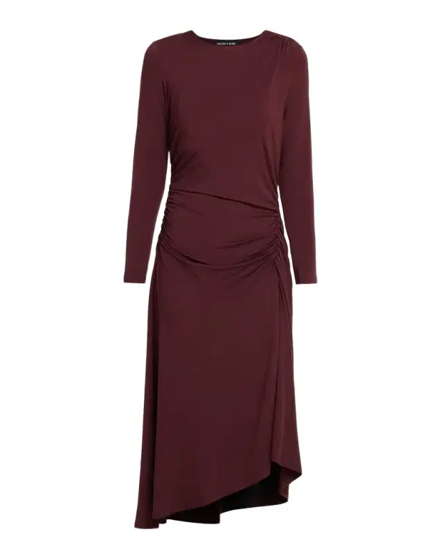 Veronica Beard Theodora Ruched Midi Dress