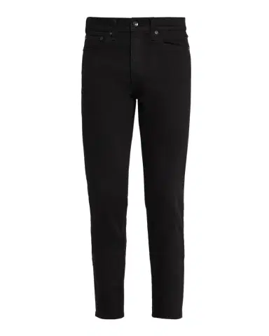 rag & bone Men's Fit 2 Black Denim Slim Fit Jeans | Thumbnail 1