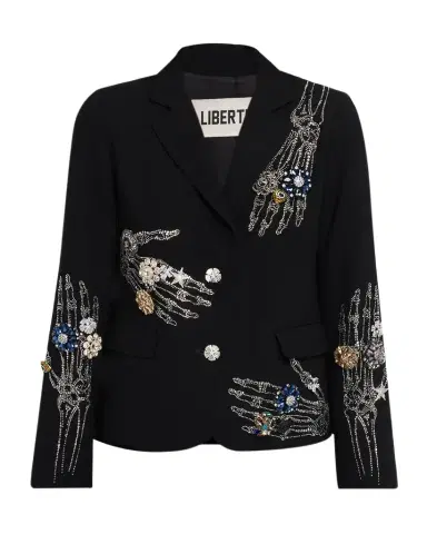 Libertine Buried Treasure Embellished Single-Breasted Short Blazer | Thumbnail 1 Libertine Buried Treasure Embellished Single-Breasted Short Blazer | Thumbnail 1
