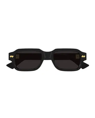 Bottega Veneta Men's BV1442S-001 Acetate Rectangle Sunglasses | Thumbnail 1