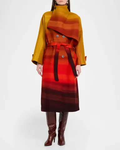 Libertine California Sunset New Wave Double-Breasted Coat | Thumbnail 2