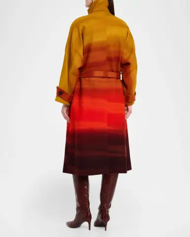 Libertine California Sunset New Wave Double-Breasted Coat | Thumbnail 3