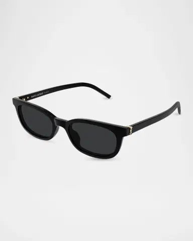 Saint Laurent Monogram 53mm Rectangular Sunglasses | Thumbnail 2
