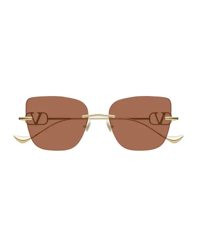 Valentino Garavani VLogo Signature 54mm Square Sunglasses