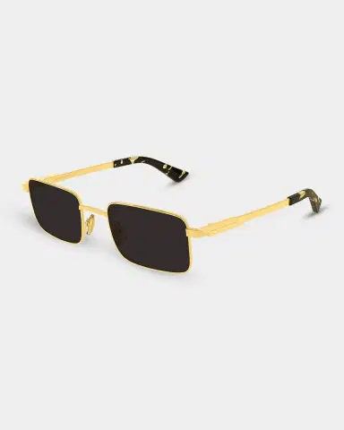 Bottega Veneta Men's BV1469S-001 Metal Rectangle Sunglasses | Thumbnail 2