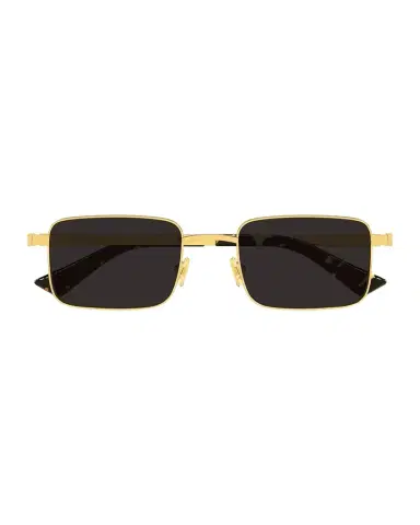 Bottega Veneta Men's BV1469S-001 Metal Rectangle Sunglasses | Thumbnail 1