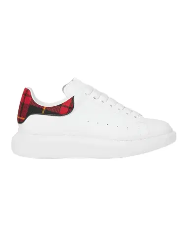 Alexander McQueen Men's Oversized Leather Low-Top Sneakers | Thumbnail 1 Alexander McQueen Men's Oversized Leather Low-Top Sneakers | Thumbnail 1