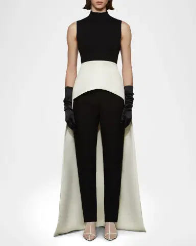 Et Ochs Beckett Mixed-Media High-Low Top | Thumbnail 2