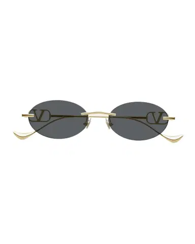Valentino Garavani VLogo 53mm Metal Oval Sunglasses | Thumbnail 1 Valentino Garavani VLogo 53mm Metal Oval Sunglasses | Thumbnail 1