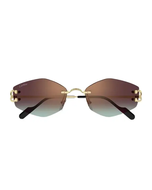 Cartier Première de  56mm Geometric Sunglasses