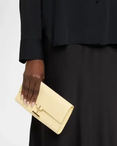 TOM FORD Leather T Bar Wristlet Clutch Bag | Thumbnail 2 TOM FORD Leather T Bar Wristlet Clutch Bag | Thumbnail 2