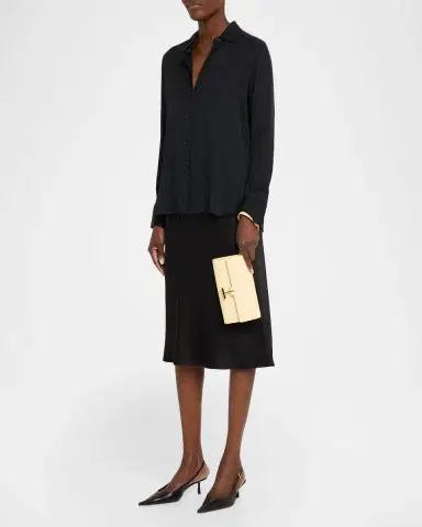 TOM FORD Leather T Bar Wristlet Clutch Bag | Thumbnail 6 TOM FORD Leather T Bar Wristlet Clutch Bag | Thumbnail 6