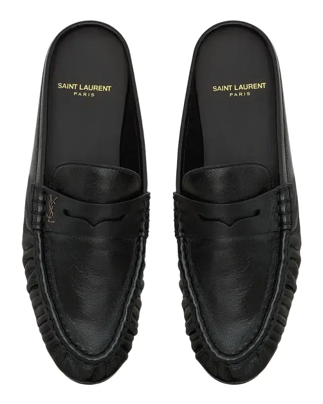 Le Loafer Leather Penny Loafer Mules
