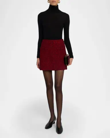 Et Ochs Iris Marled Knit Mini Skirt | Thumbnail 2