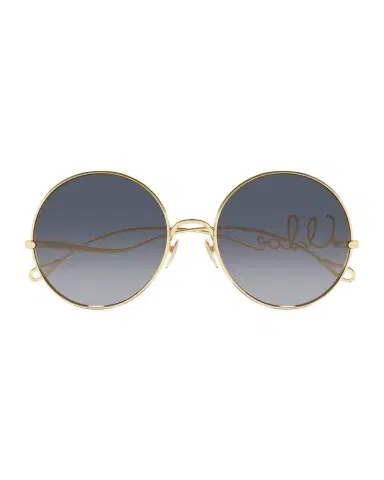 Chloé 56mm Metal Round Sunglasses | Thumbnail 1 Chloé 56mm Metal Round Sunglasses | Thumbnail 1