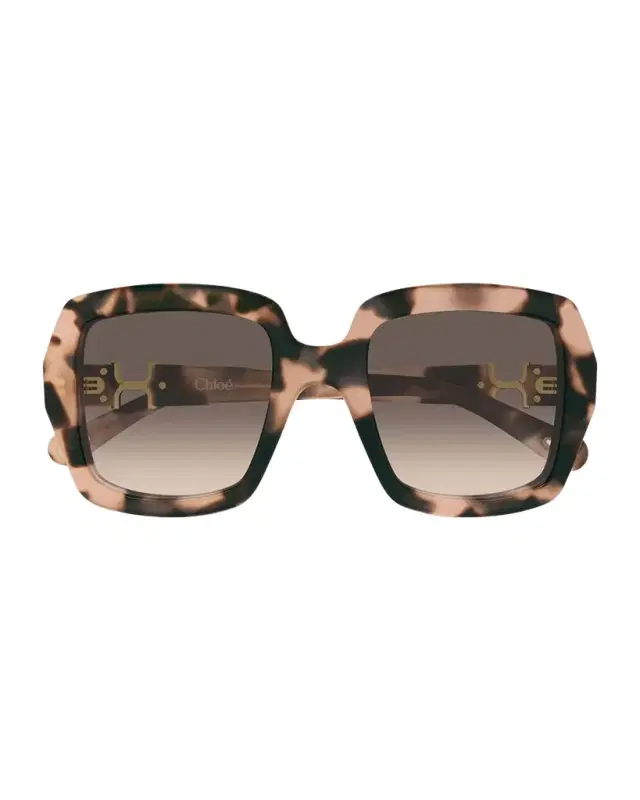 Chloe 52mm Acetate Square Sunglasses