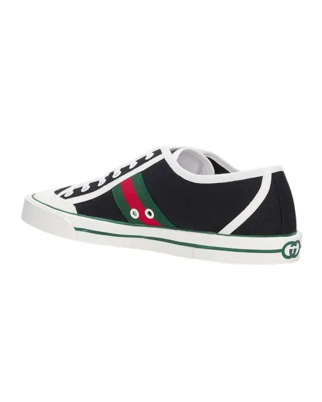 Gucci Men 's Tennis 1977 Canvas Low-Top Sneakers
