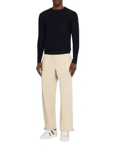 Moncler Men's Wool Knit Crewneck Sweater | Thumbnail 1