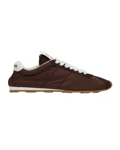 Miu Miu Low-Top Nylon & Suede Sneakers | Thumbnail 1