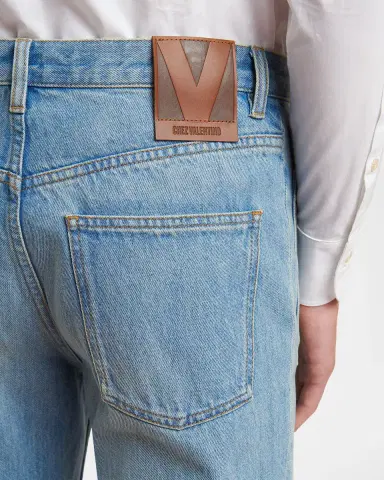Valentino Garavani Men's Patch Pocket Jeans | Thumbnail 5