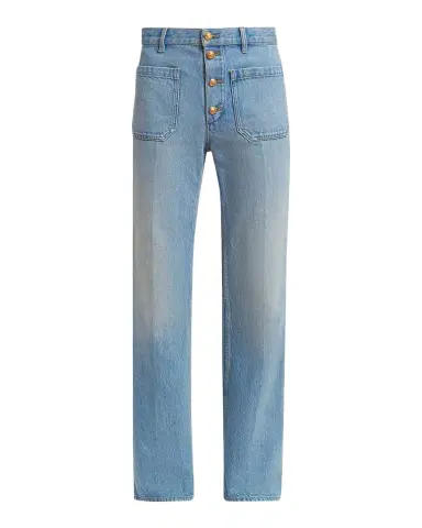 Valentino Garavani Men's Patch Pocket Jeans | Thumbnail 1