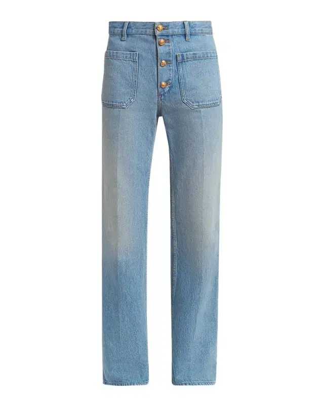 Valentino Garavani Men 's Patch Pocket Jeans