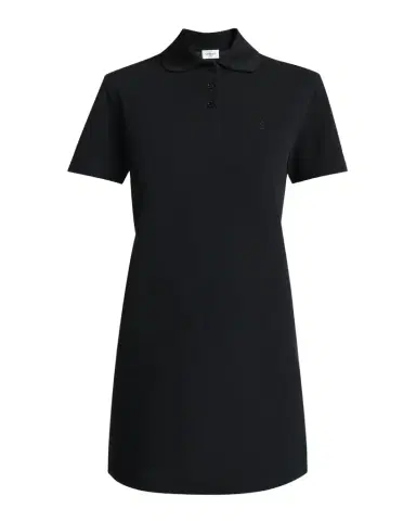 Saint Laurent Short-Sleeve Cotton Pique Mini Polo Dress | Thumbnail 1