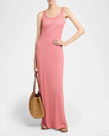Giorgio Armani Layered Maxi Tank Dress | Thumbnail 3