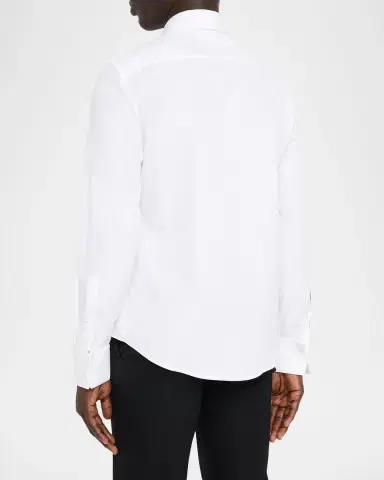 Burberry Men's Slim Fit Cotton Bib-Front Tuxedo Shirt | Thumbnail 3 Burberry Men's Slim Fit Cotton Bib-Front Tuxedo Shirt | Thumbnail 3