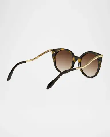 BVLGARI Serpenti Viper 53mm Acetate Cat-Eye Sunglasses | Thumbnail 6