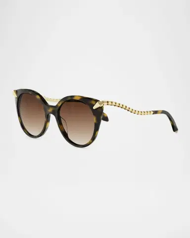 BVLGARI Serpenti Viper 53mm Acetate Cat-Eye Sunglasses | Thumbnail 8