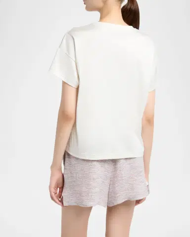 Giorgio Armani Embroidered Short-Sleeve T-Shirt | Thumbnail 3