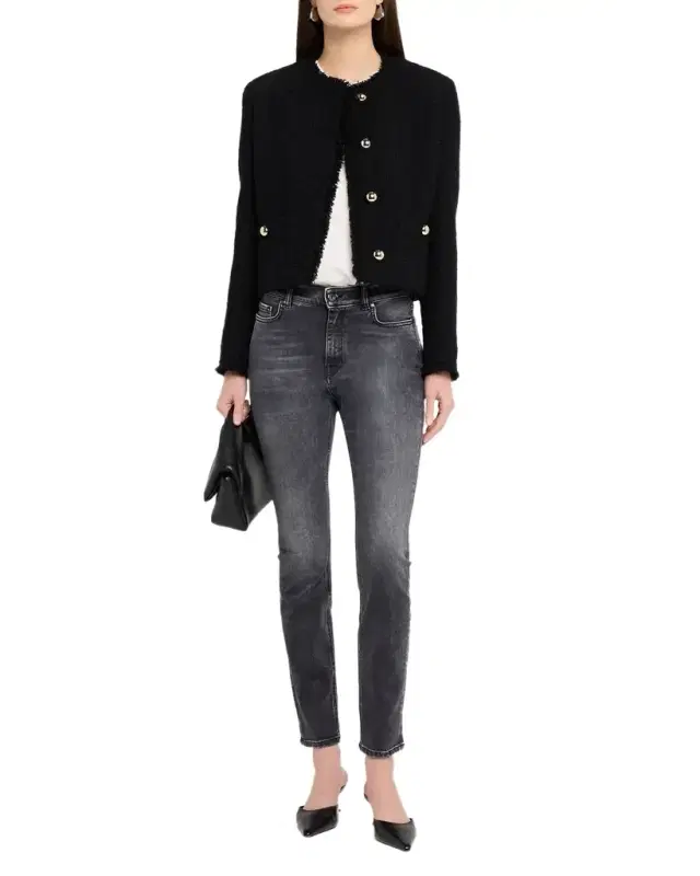Mid-Rise Denim Skinny Jeans