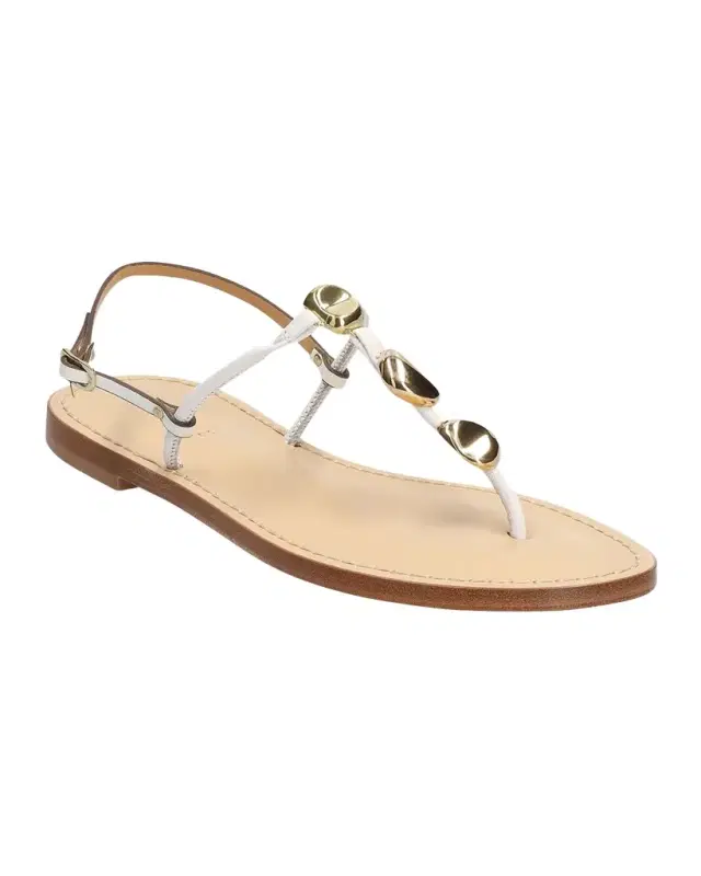 The Nairobi Leather T-Strap Sandals