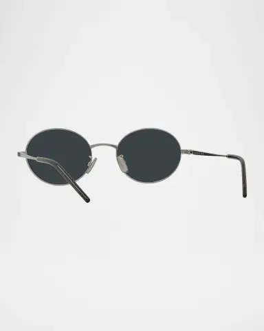 Givenchy Men's City Round Metal Sunglasses | Thumbnail 2