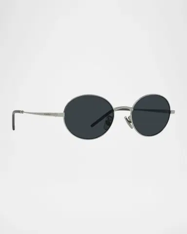 Givenchy Men's City Round Metal Sunglasses | Thumbnail 3