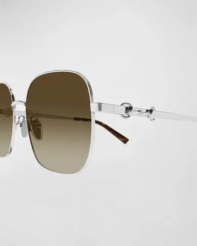 Gucci 58mm Metal Square Sunglasses | Thumbnail 3 Gucci 58mm Metal Square Sunglasses | Thumbnail 3
