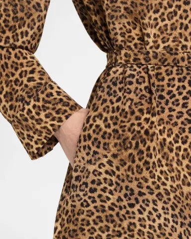 Weekend Max Mara Leopard-Print Silk Crepe De Chine Midi Shirtdress | Thumbnail 5 Weekend Max Mara Leopard-Print Silk Crepe De Chine Midi Shirtdress | Thumbnail 5