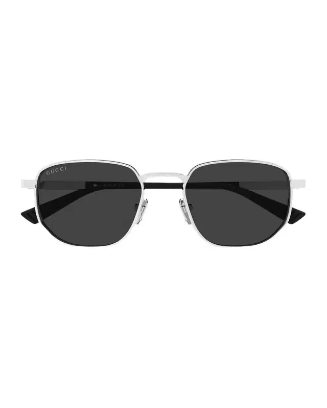 Gucci Men 's GG2093S-001 Metal and Acetate Square Sunglasses