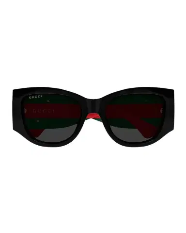 Gucci Web Stripe 55mm Oval Sunglasses | Thumbnail 1 Gucci Web Stripe 55mm Oval Sunglasses | Thumbnail 1