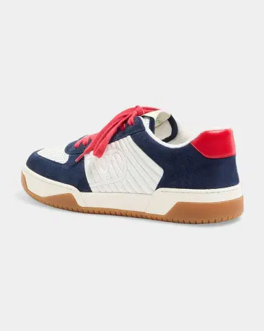 Valentino Garavani Men's Sparry Split Leather & Nappa Low-Top Sneakers | Thumbnail 4 Valentino Garavani Men's Sparry Split Leather & Nappa Low-Top Sneakers | Thumbnail 4