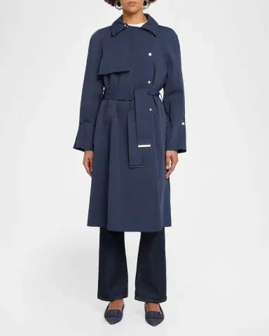 Emporio Armani Water-Repellent Trench Coat | Thumbnail 2 Emporio Armani Water-Repellent Trench Coat | Thumbnail 2