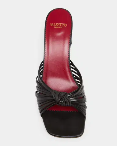 Valentino Garavani 60mm Anne Knotted Leather Mules | Thumbnail 6 Valentino Garavani 60mm Anne Knotted Leather Mules | Thumbnail 6