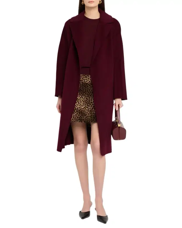 Leopard-Print Cotton Mini Skirt