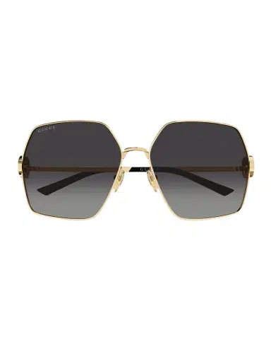 Gucci 61mm Metal Geometric Sunglasses | Thumbnail 1