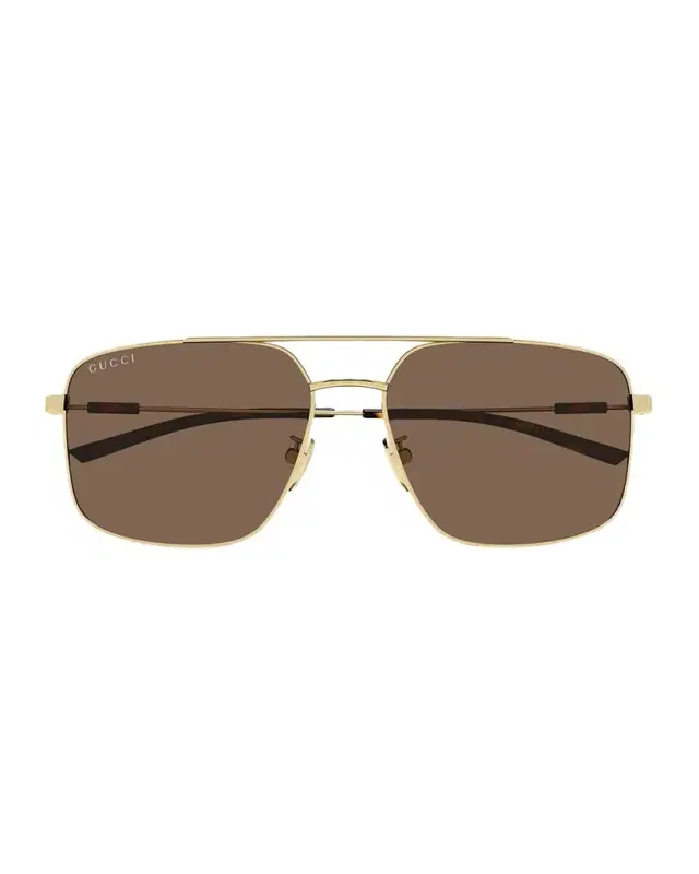 Men's GG2096SA-004 Metal Rectangle Sunglasses