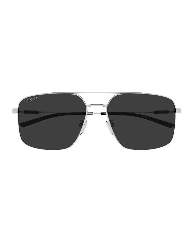 Men's GG2096SA-001 Metal Rectangle Sunglasses