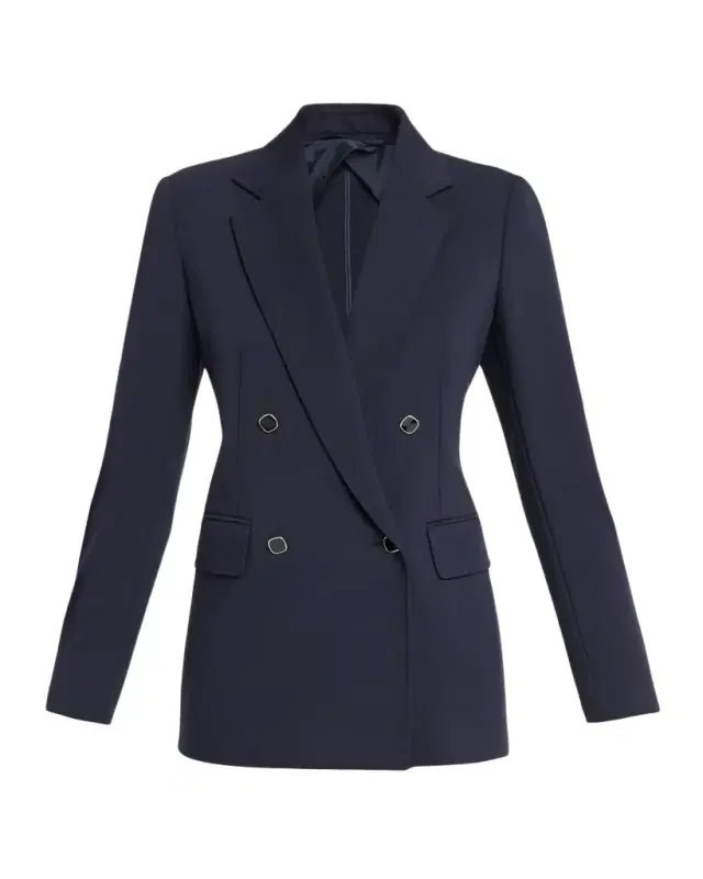 Slim Double-Breasted Blazer