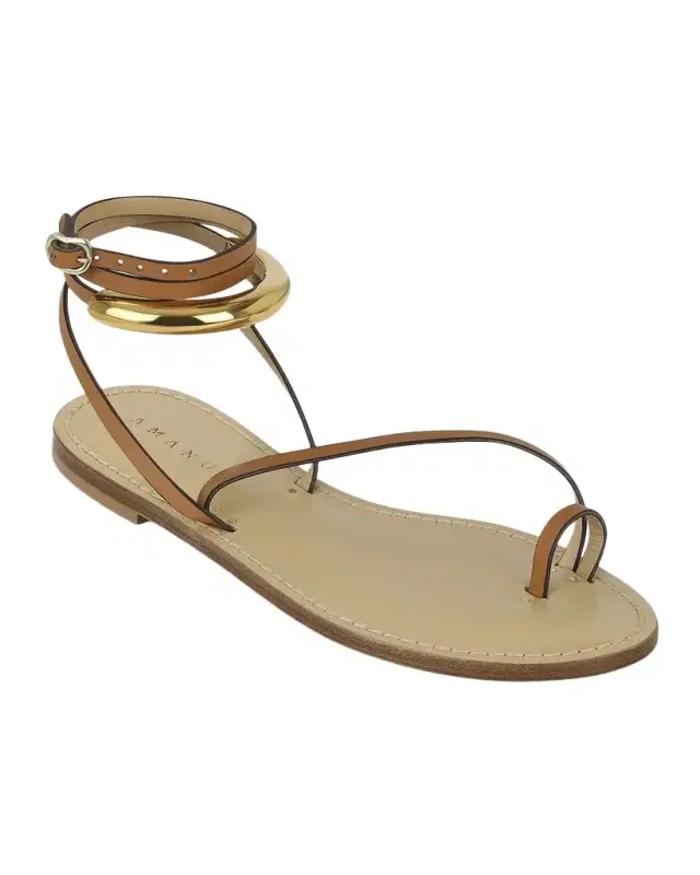 The Kalahari Leather Wrap Sandals
